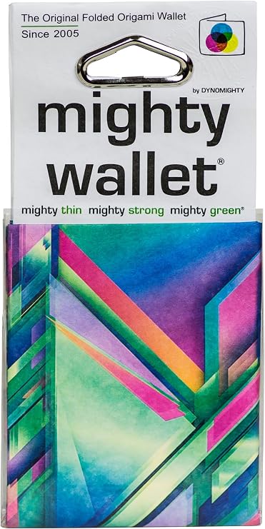 mighty wallet - Ultra Slim Minimalist Tyvek Wallet for Men, Thin Front Pocket Card Holder, Tear Resistant Lightweight Bifold, Original Paper Wallet, Future14, One Size, Mighty Wallet