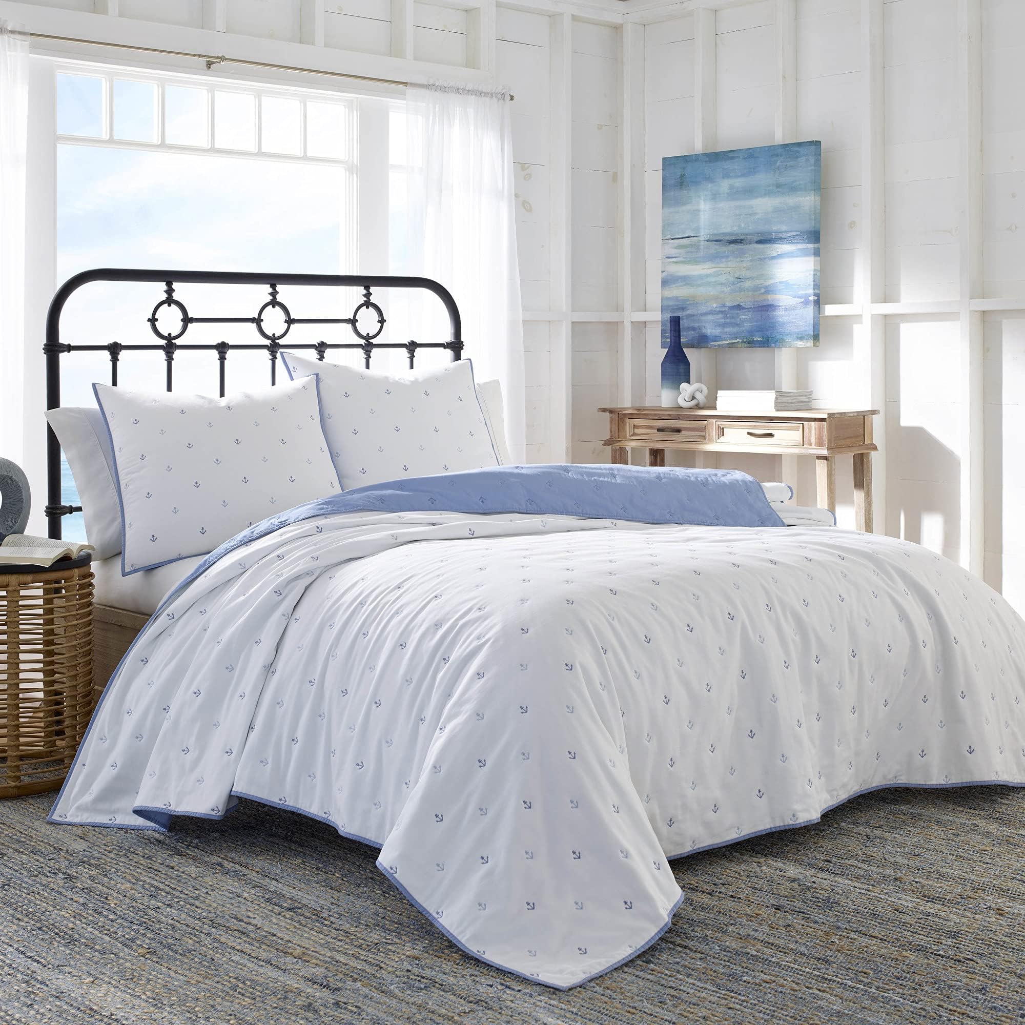 Southern Tide Home Crystal River Twin Quilt, White