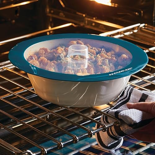 Miniatura 9 de Rachael Ray Tools and Gadgets - Juego de tapas de succión de silicona, 2 piezas, gris oscuro