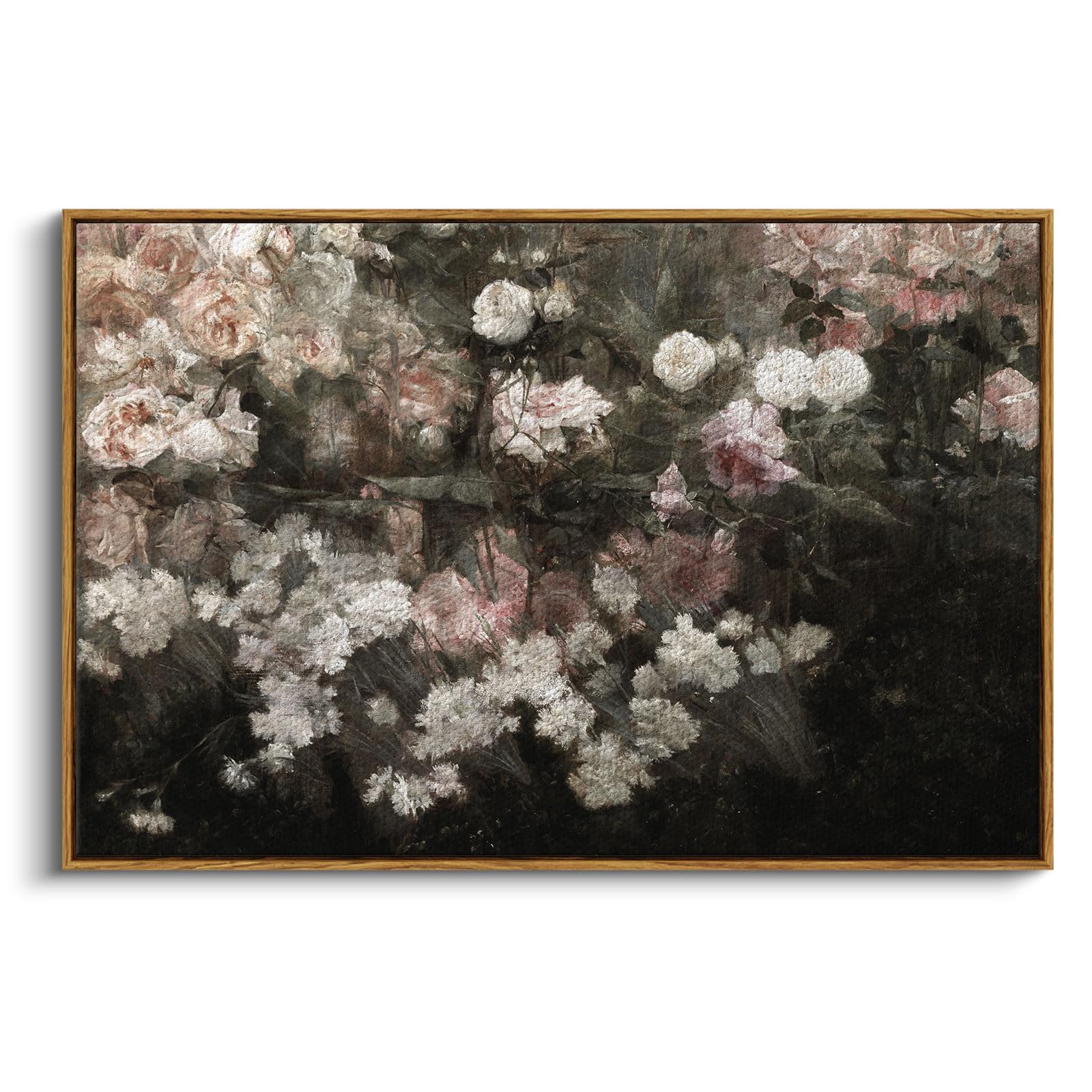 InSimSea Framed Canvas Wall Art, Meadow with Flowers Painting, Landscape for Living Room, Bedroom, Home, Bathroom Decor, 8x10 — view 21