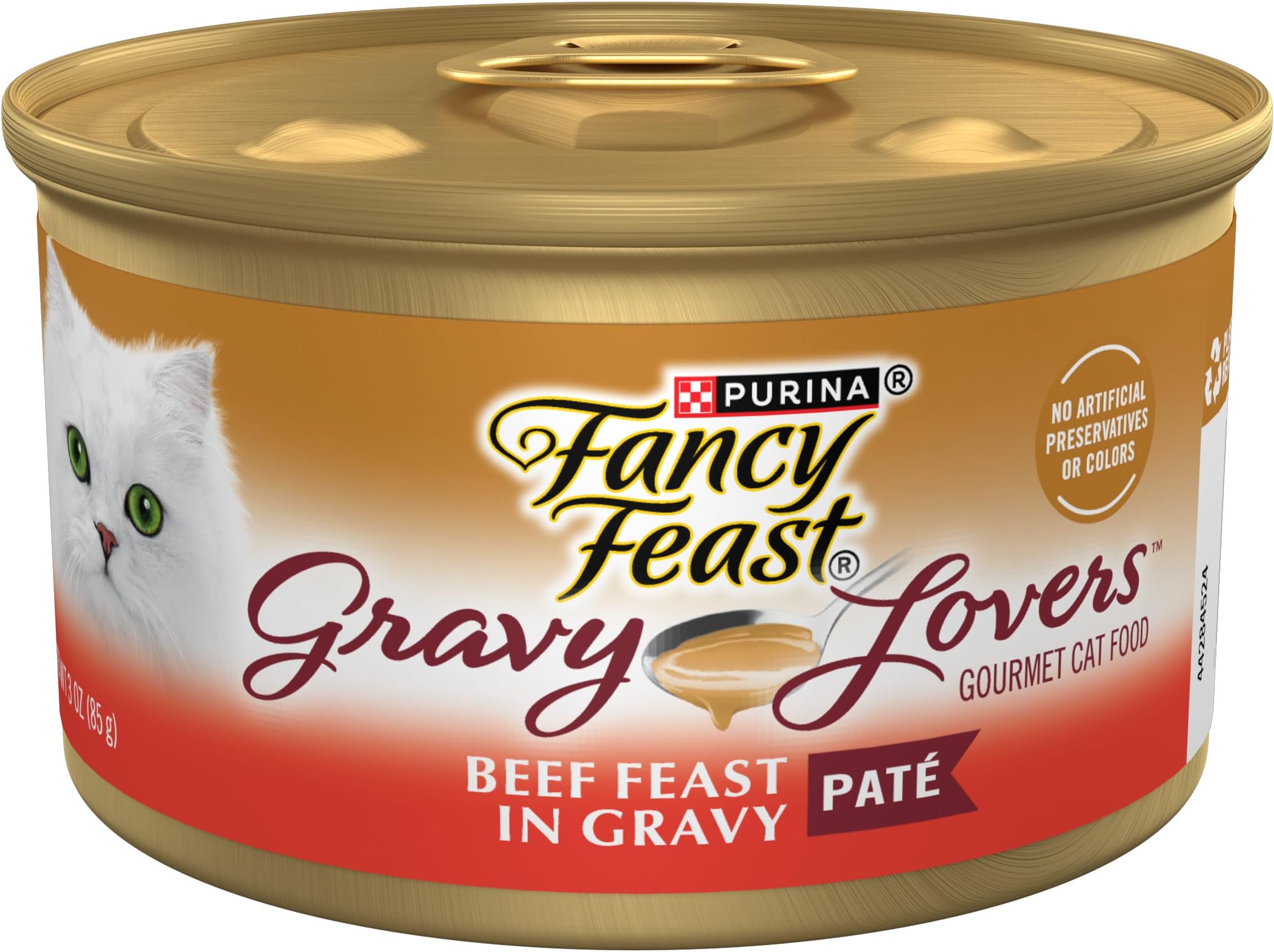 Purina Gravy Lovers Beef Feast Pate in Wet Cat Food Gravy - (Pack of 24) 3 oz. Cans