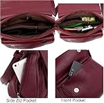Crossbody Purses for Women PU Leather Hobo Shoulder Bags Travel Purses and Handbags Medium Pocketbooks