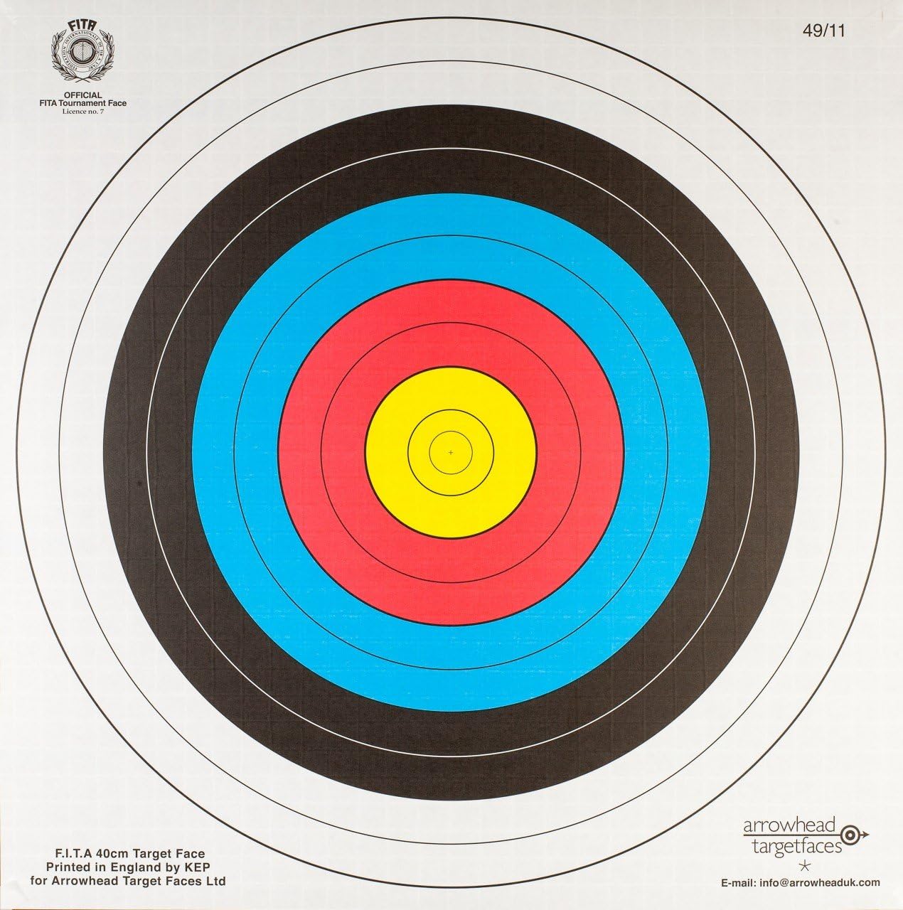 VOCLO 80CM HEAVY DUTY FITA APPROVED ARCHERY PAPER TARGETS X20 + 4