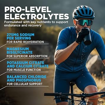 Awesome Hydrate – Vegan Electrolytes Powder – 270g Instant Electrolytes Powder – Sodium, Zero Calorie, Potassium Supplements – Vegan & Gluten-Free Hydration Supplement – (Orange Flavour, 270g)