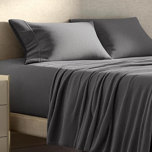Miniatura 8 de Bare Home - Juego de sábanas de forro polar súper suave - Tamaño Flex King con cabeza dividida - Forro polar extra lujoso sin formación de bolitas,