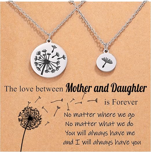Mother Daughter Necklace Jewelry 