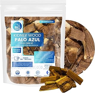 Yerbero - Palo Azul 8oz (226 g) Herbal Loose Tea | Kidneywood (Blue Stick) Te Herbal | Makes 80+ Cups | Wildcrafted Kidney Wood Tea | All Natural Tea, non-GMO.