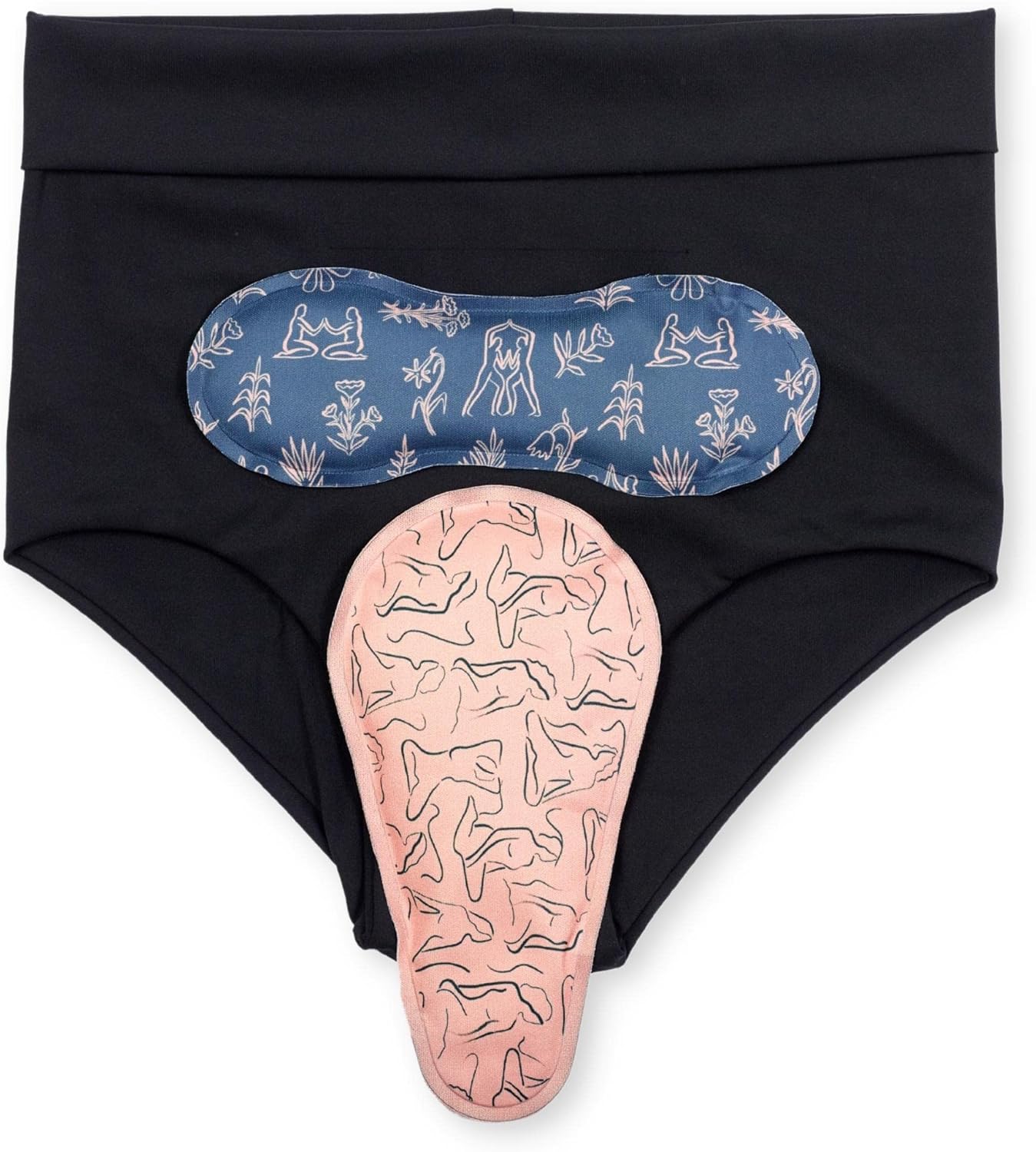 Nyssa FourthWear Postpartum Recovery Underwear – Holds Ice & Heat Pack In Place | Seamless Compression Belly Support