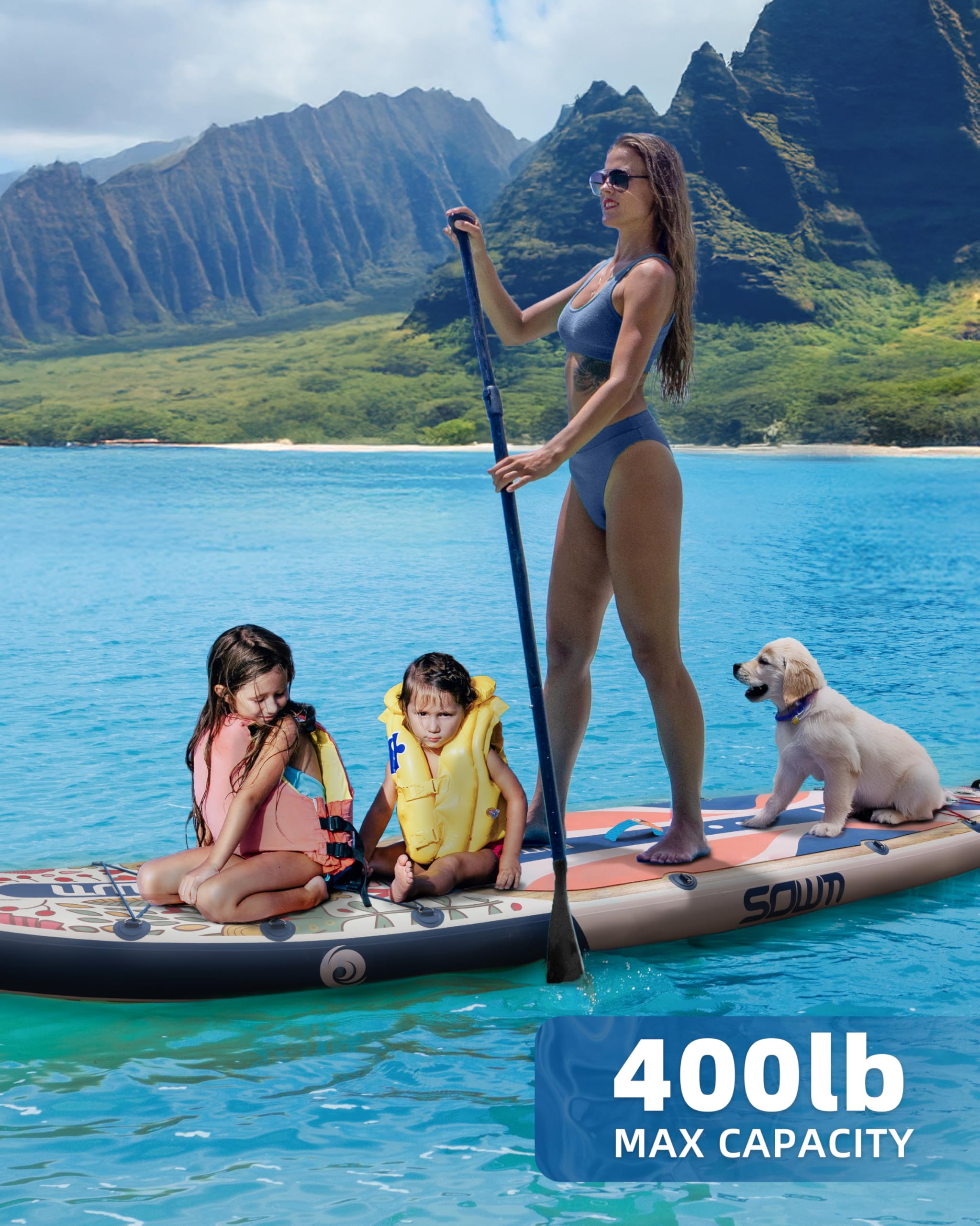 Amazon | SOWM 11'x33''スタンドアップインフレータブルパドル