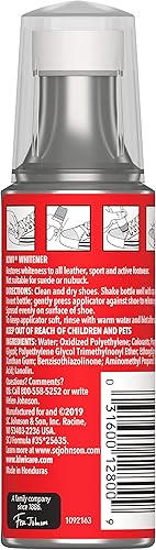 Miniatura 2 de KIWI Blanqueador de zapatos  Para cuero, vinilo, lona, nailon y más  4 onzas líquidas  Incluye aplicador de esponja