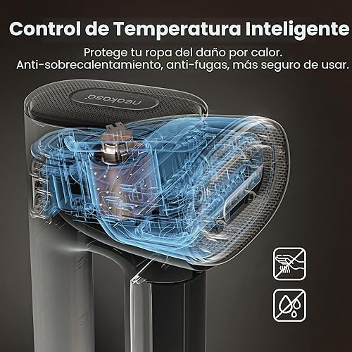 Miniatura 7 de Neakasa Magic 1 - Vaporizador al vacío, vaporizador de mano para ropa de viaje, succión de 2300 Pa para agarre de tela, con tecnología exclusiva
