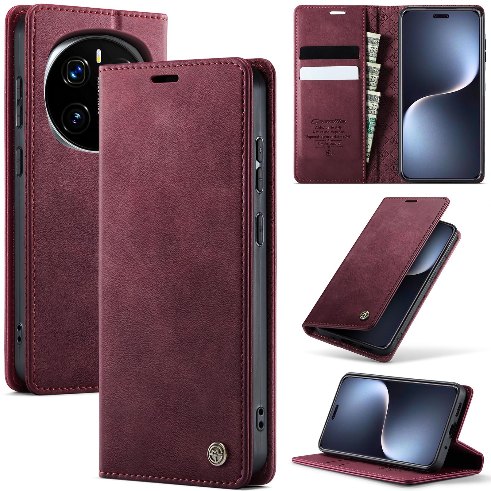 Cracedily Handyhülle für Samsung Galaxy Z Fold 4 Hülle, Klap
