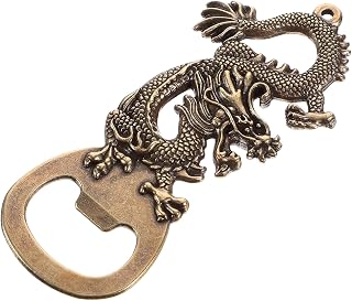 Vintage Dragon Shaped Brass Bottle Opener Beer Opener for Home Bar Party Decor Lightweight Compact for Various Bottles
