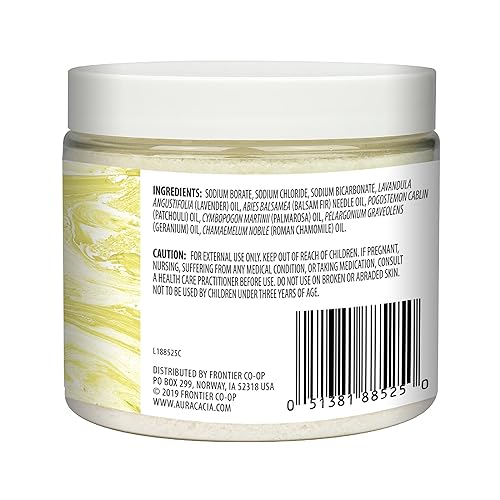 Miniatura 3 de Aura Cacia Baño mineral de manzanilla tranquila  GCMS probado para pureza  16.01oz (16 onzas)