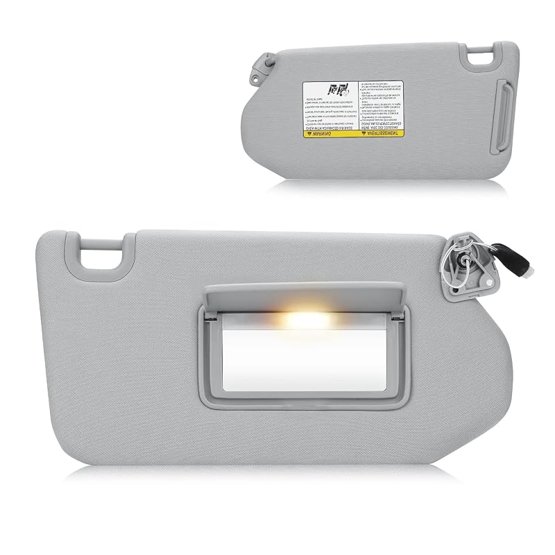 Quebra-Sol com Luz Dianteiro Direito para Nissan Pathfinder, Infiniti QX60 e JX35, Aeagle, Cinza, 96400-9PB0A