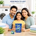 Tossit 5-in-1 Laundry Pods Aqua Fresh | 20 Detergent Pods Pack of 6 | Stain Fighter, Fabric Softener & Colour Protection | 120 Washes | 1 Pod = 1 Wash for 6-8kg | Top & Front Load gallery image