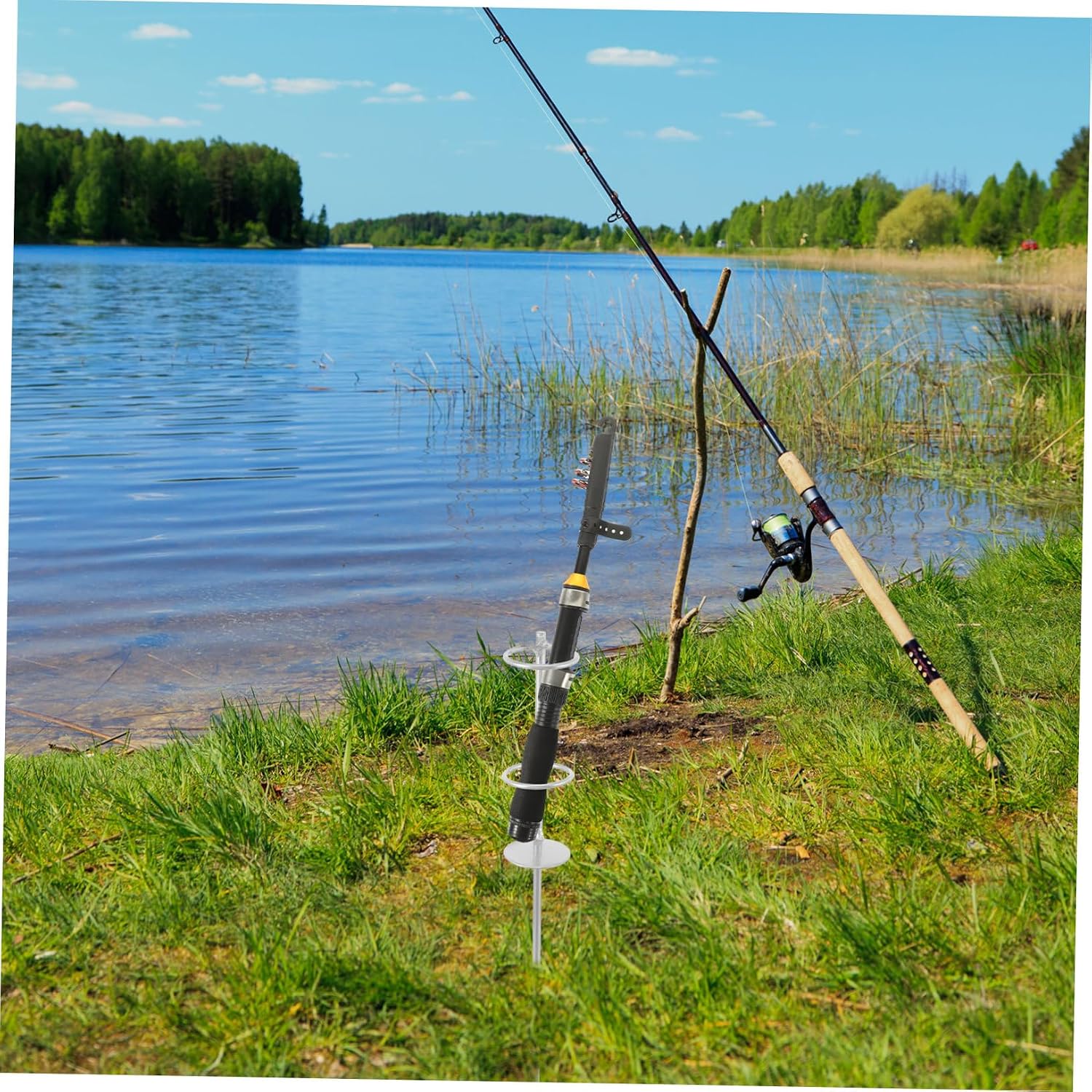 Lawn Umbrella Stand Metal Anchor for Fishing and Camp Use image 5