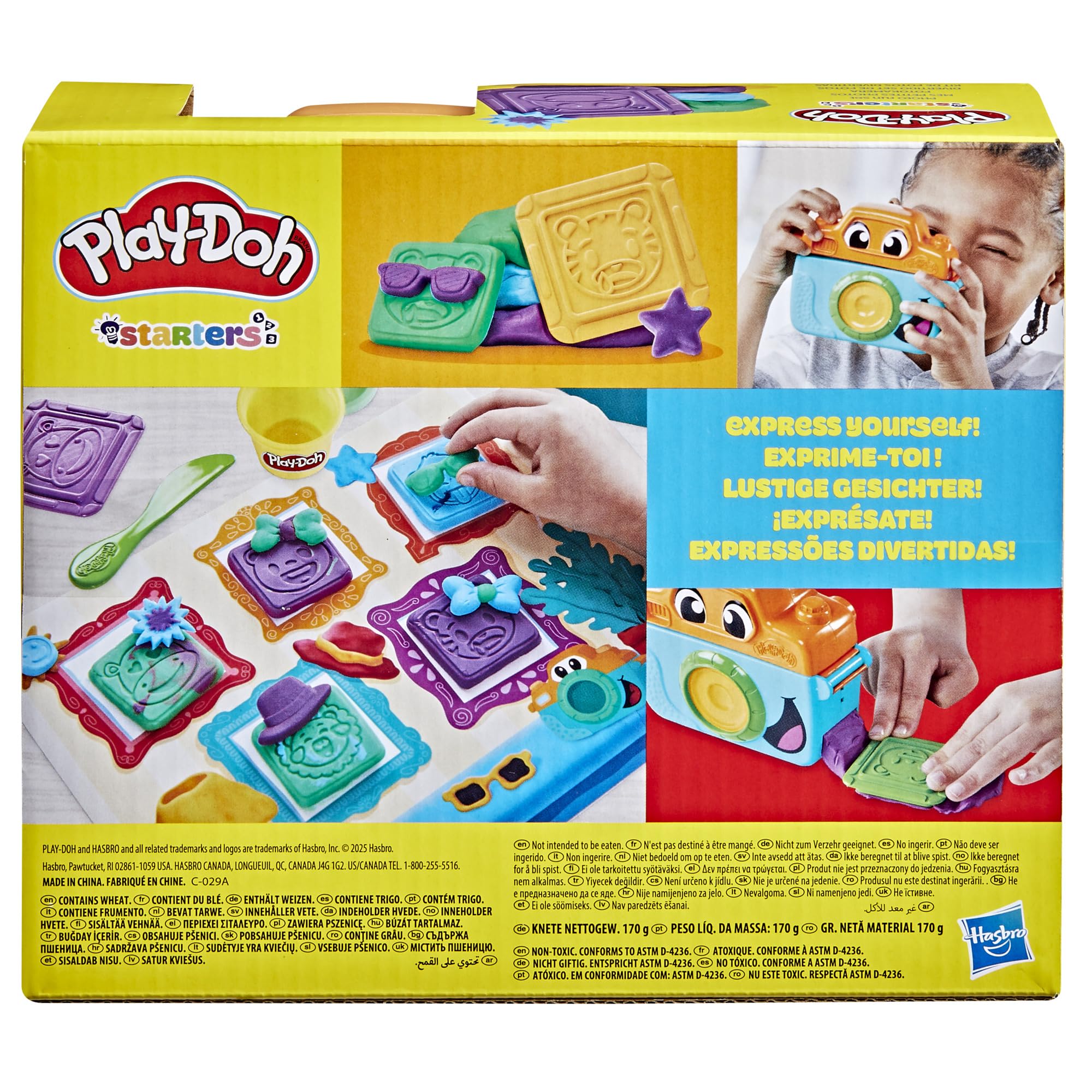 Zestaw startowy Fotozabawa Play-Doh z zabawkowym aparatem fotograficznym