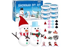 Aneco Christmas Snowman DIY Craft Kit: The Perfect Christmas Matching Game
