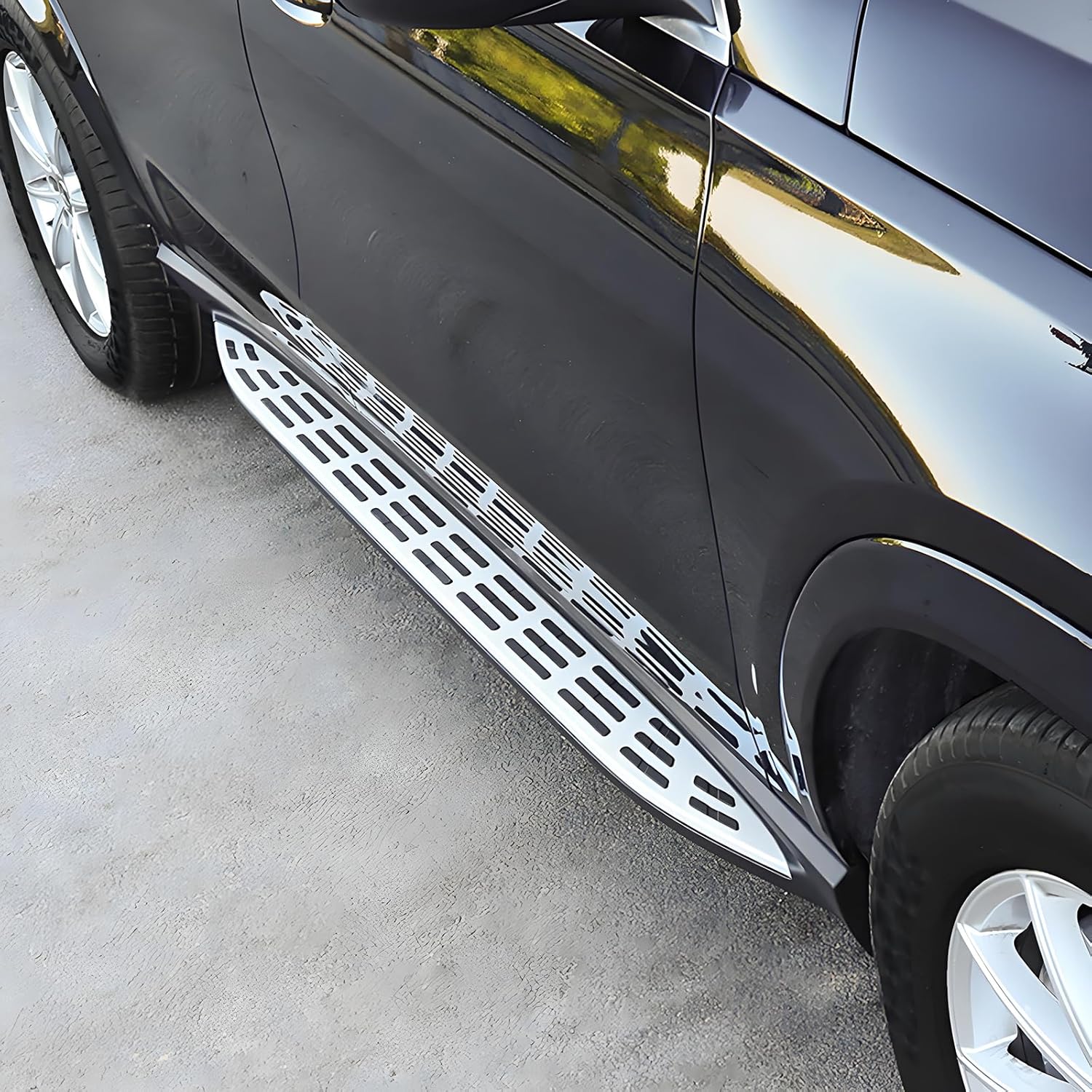 2PCS Aluminum Side Step Boards OE Style for 2020 2021 2022 2023 2024 2025 Mercedes Benz W167 GLE 350 450 Running Boards Factory Classic Style Nerf bar