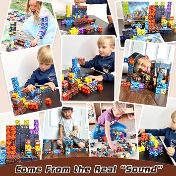 172PCS Magnetic Blocks-Build Mine Magnet World Edition Magnet Classroom Must Haves Toddler Toys for Kids for 3+