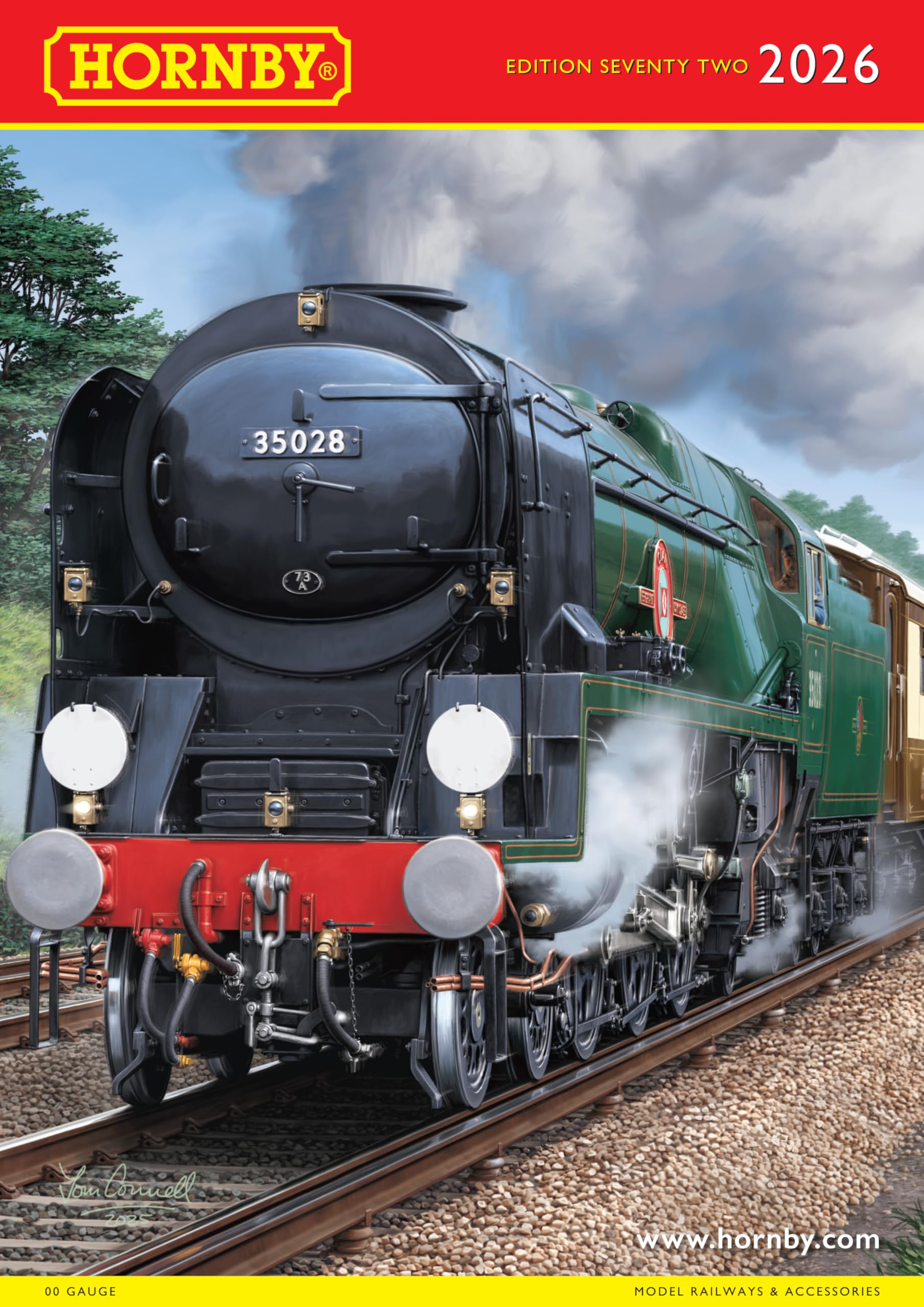 Hornby 2026 Catalogue, R8166 Edition Seventy Two, 00 Gauge Model Railways and Accessories, 1:76 Scale, 171 Pages