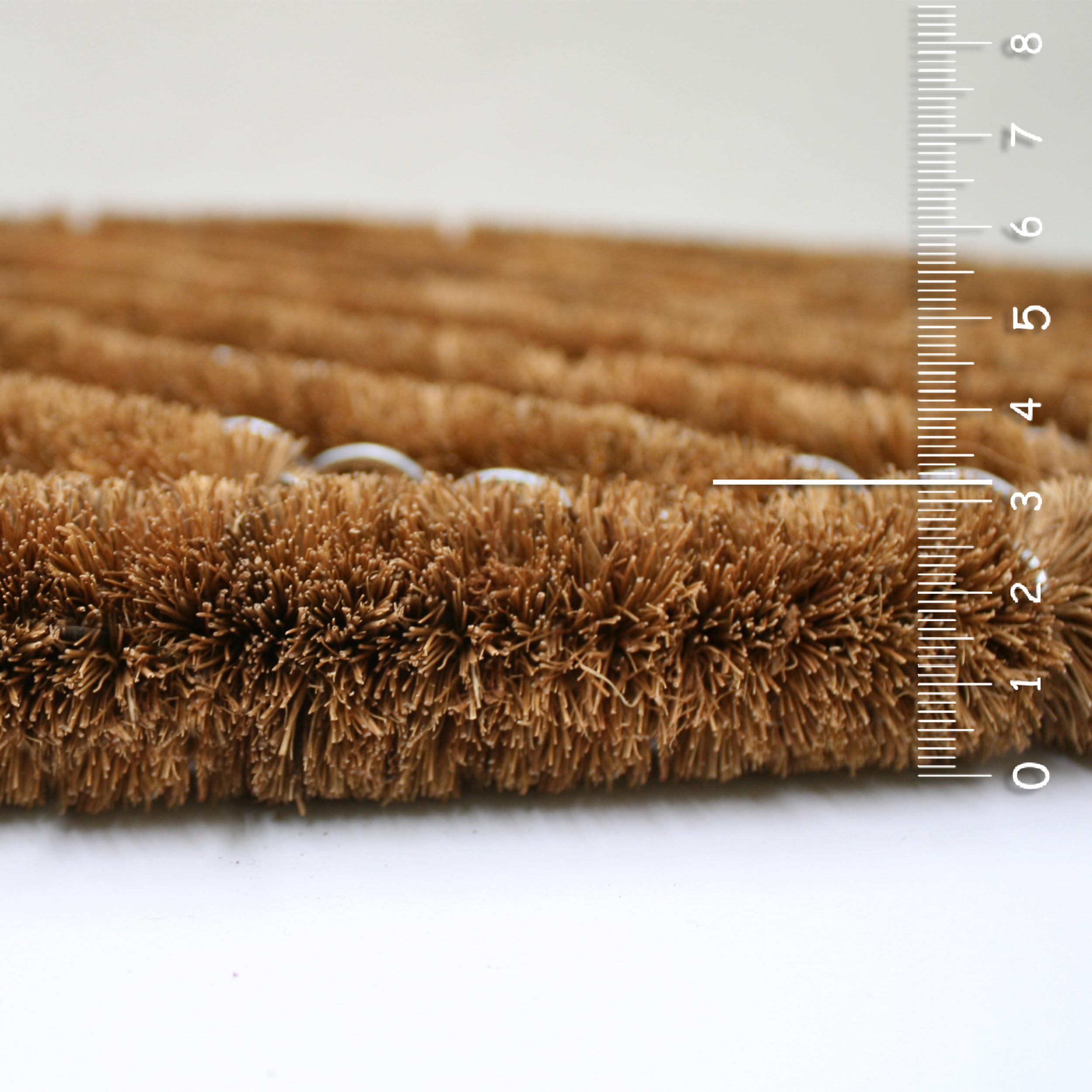 Astra Paillasson extérieur - Tapis en Coco - Paillasson Anti-salissures - Tapis de Sol à brosses - Tapis de propreté résistant Naturel 40 x 60 cm Lot de 2