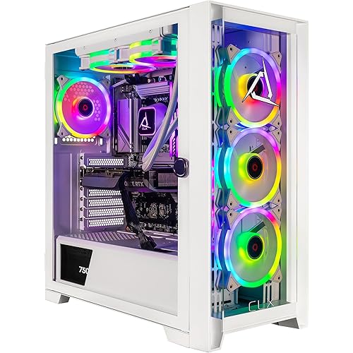 CLX Set Gaming PC - Intel Core Ultra 7 265KF 3.9GHz, GeForce RTX 5060 Ti, 2TB NVMe M.2 SSD, 64GB DDR5 Memory, 240mm AIO, WiFi, Windows 11 Home, White