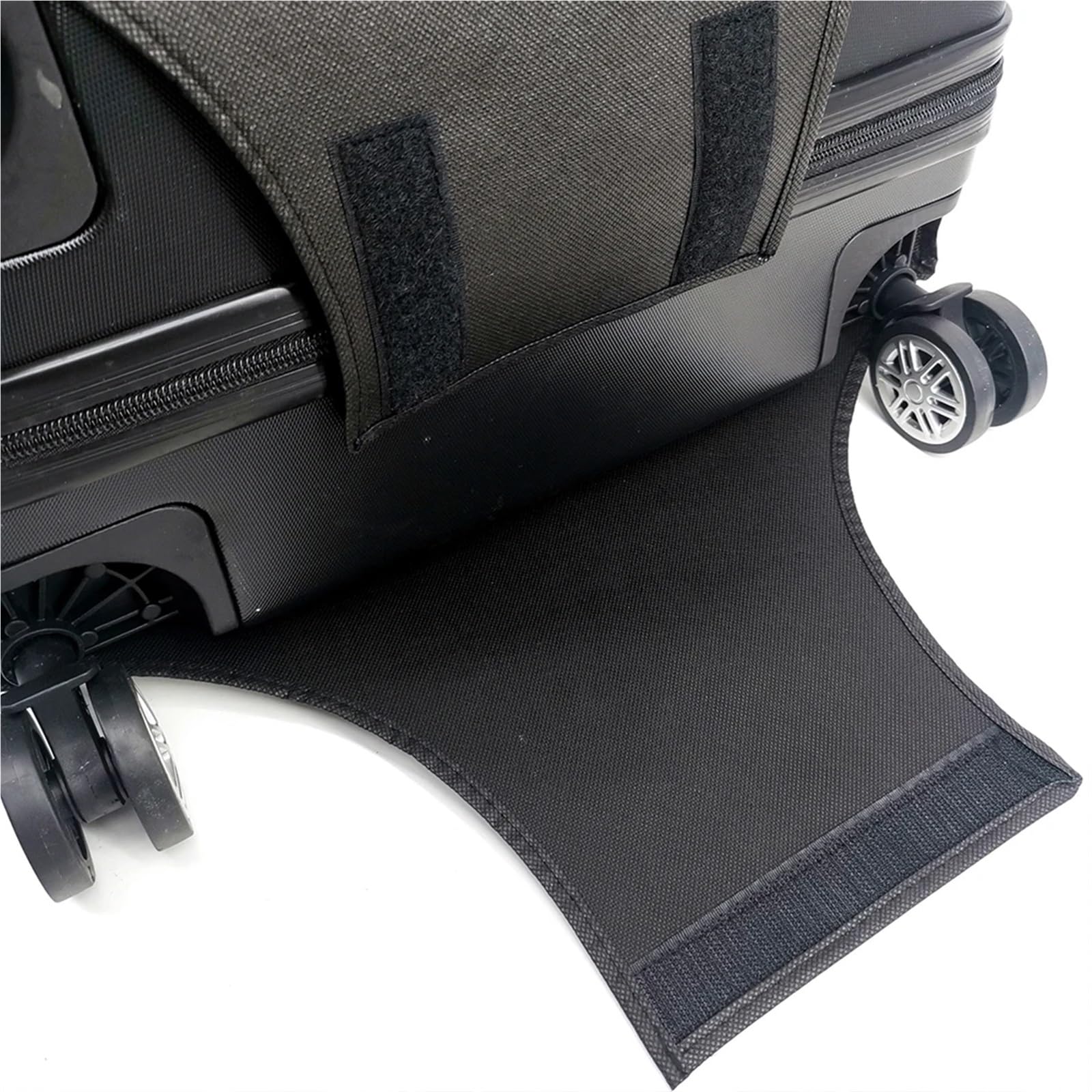 2 pezzi da 24-30 pollici in tessuto non copertura for bagagli viaggio tinta unita elegante protezione impermeabile staccabile borsa Per Valigie(Coffee 24inch)