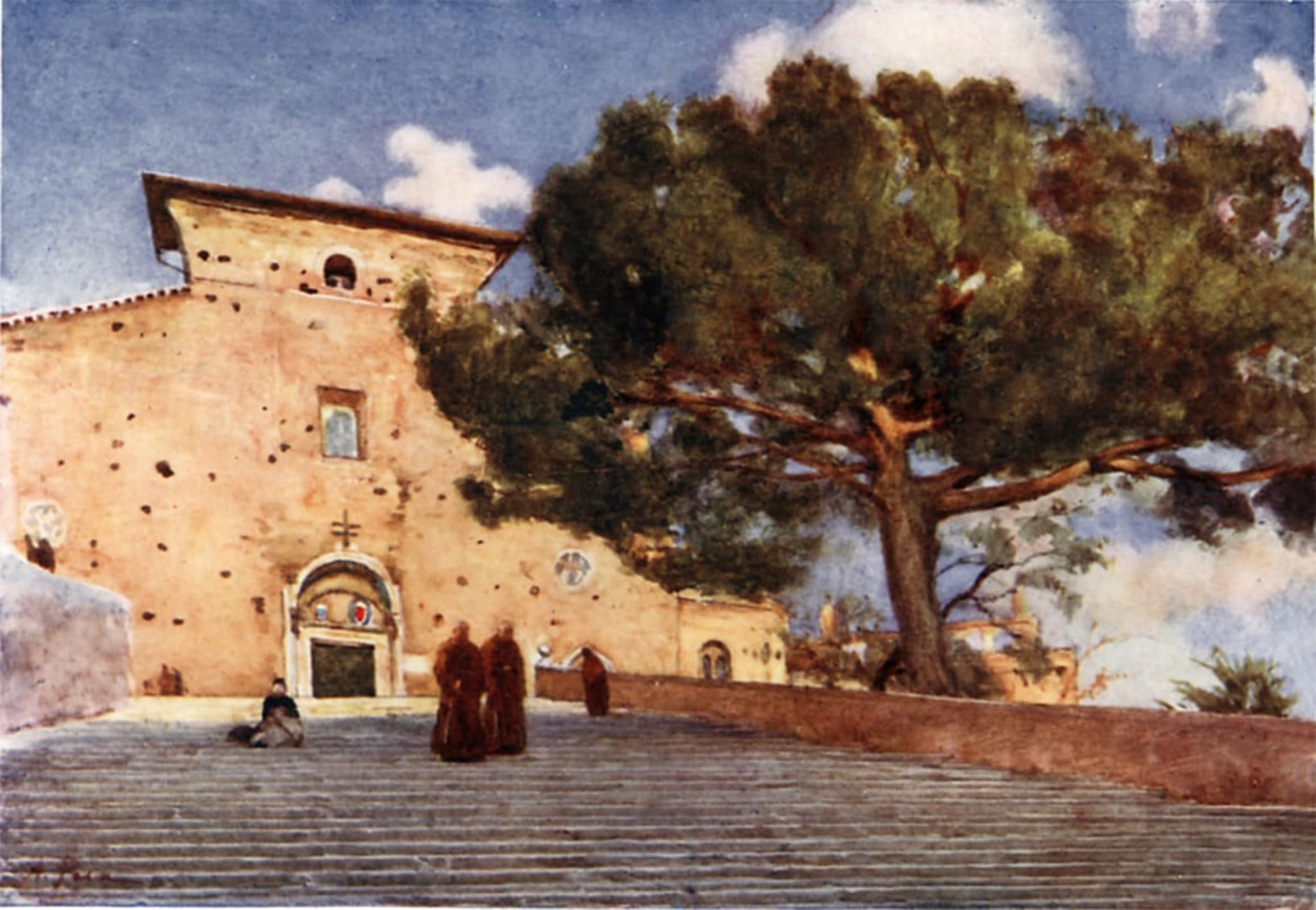 POSTERIIk Famous Animal Posters Vintage Picture the Steps of Ara Coeli by Alberto Pisa Modern Wall Decor for Home Decor 60x90cm