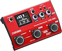 BOSS VE-22 Vocal Performer | Processador Multiefeitos para Voz e Preamp de Microfone Profissional