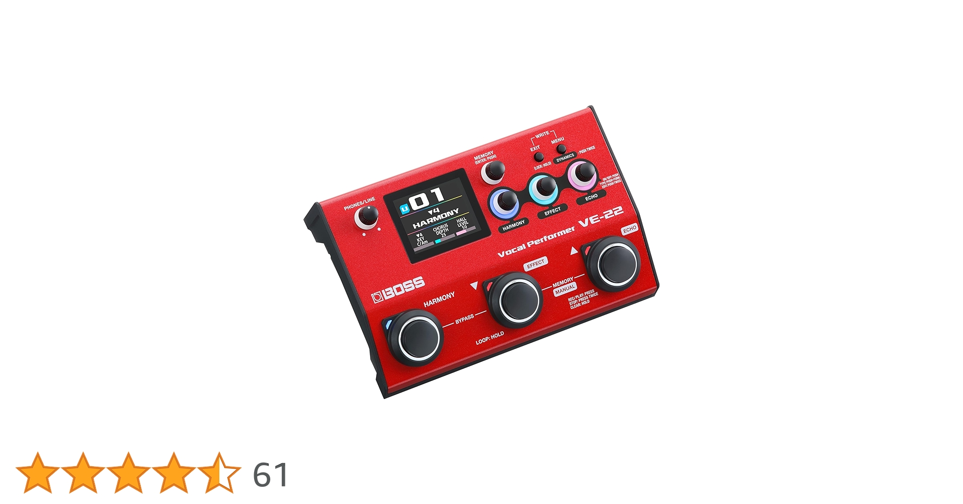 Amazon | BOSS VE-22 Vocal Performer ボーカルパフォーマー