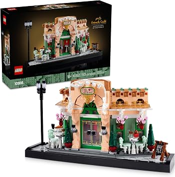 LEGO Icons French Cafe Paris Building Kit - DIY Set for Adults - Collectible Bedroom and Home Decor - Display for Home or Office - Gift for Birthdays - 10362