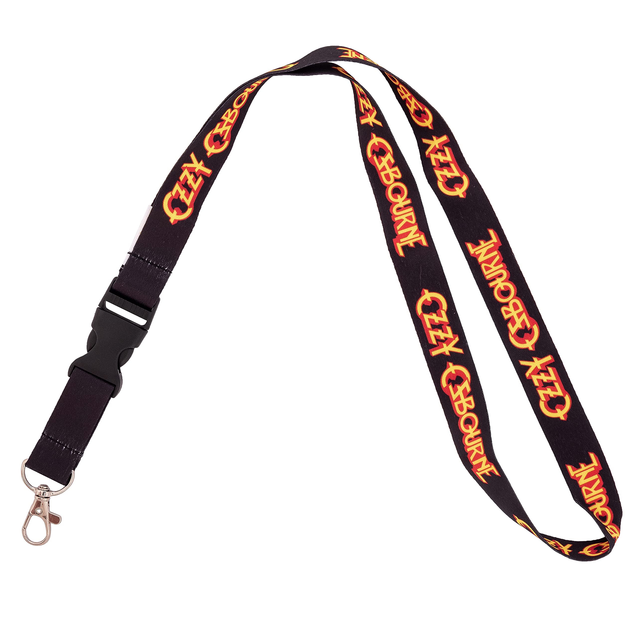 Desert Cactus Ozzy Osbourne Car Keys ID Badge Holder Lanyard Keychain Detachable Breakaway Snap Buckle (Lanyard #1), Multicolored, Default