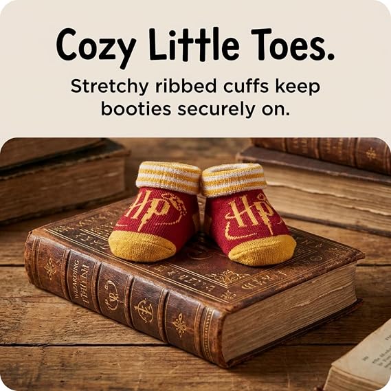 Harry Potter Baby Unisex Bibs and Bootie Set