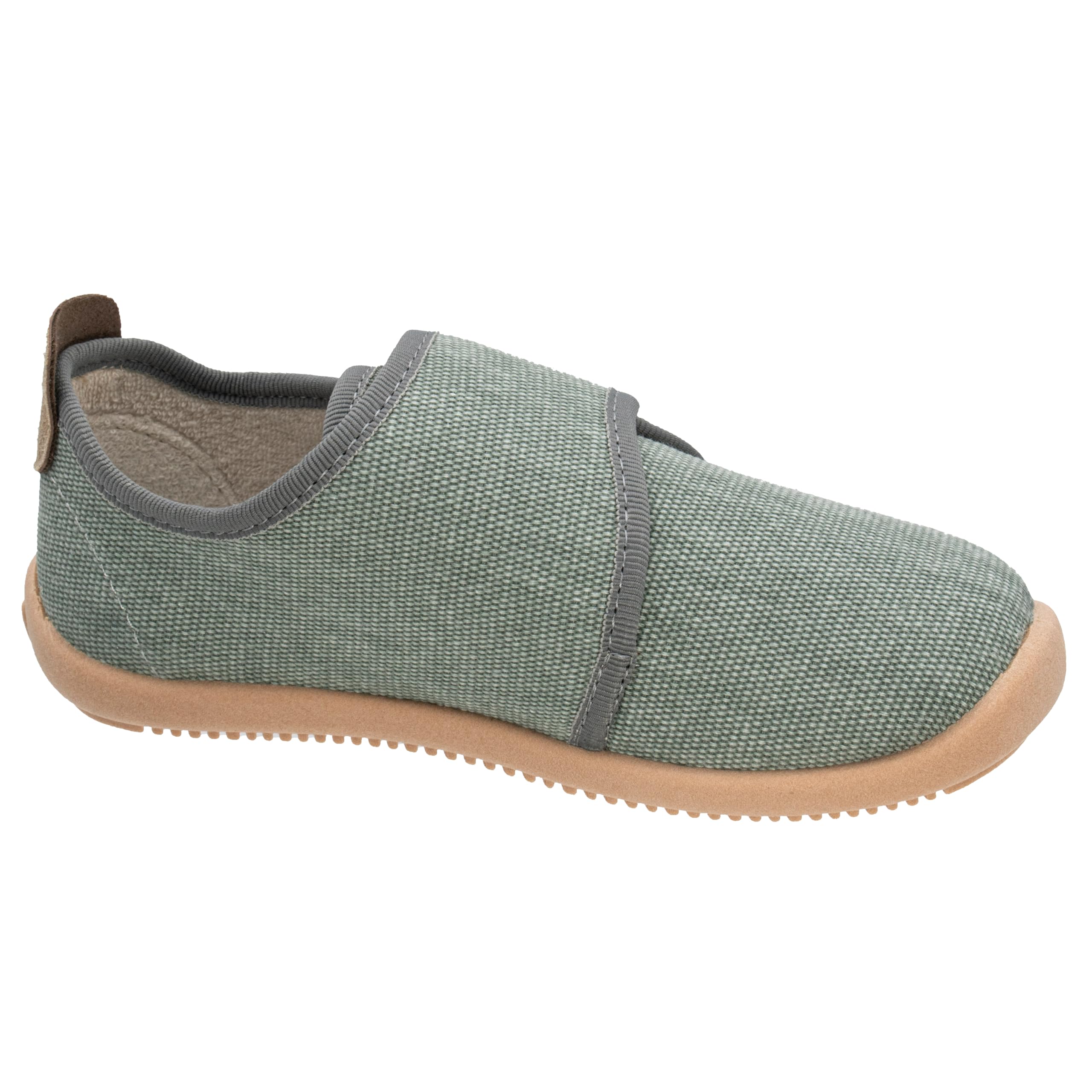 Fischer Kinder Hausschuh Baumwollleinen Unifarben Jungen 561935