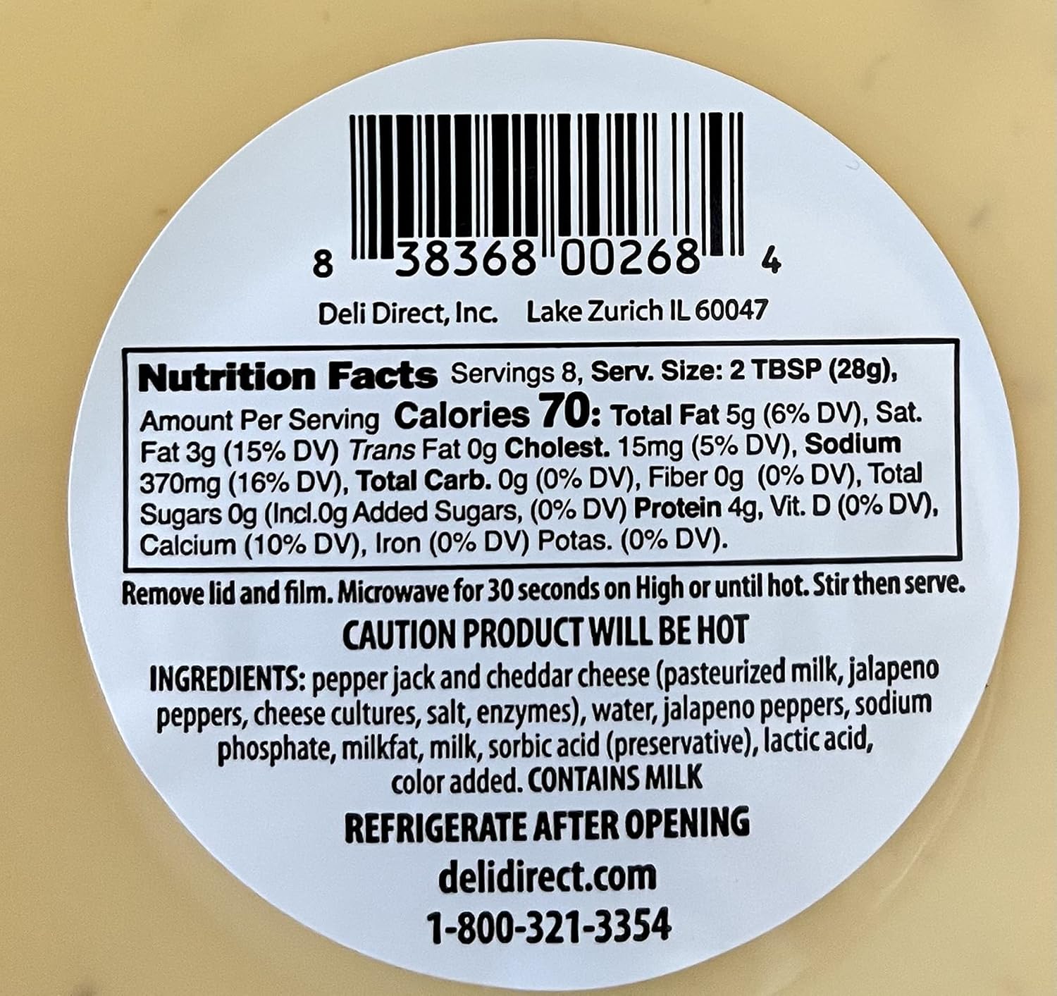 Cheese Spread, Shelf Stable, Wisconsin, Great as Snack Dips for Pretzels or Veggies, (1pk, Trio)