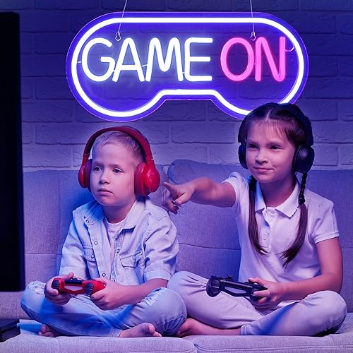 Miniatura 7 de Letrero de neón para jugadores controlador de juegos letrero de neón para decoración de habitación de jugadores luces de neón LED para decoración de