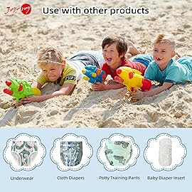 Joyo roy 6Pcs Plastic Underwear Covers for Potty Training 2T Rubber Pants for Toddlers Plastic Pants Rubber Training Pants Toddlers Plastic Training Pants Rubber Pants Plastic Diaper Covers Toddler