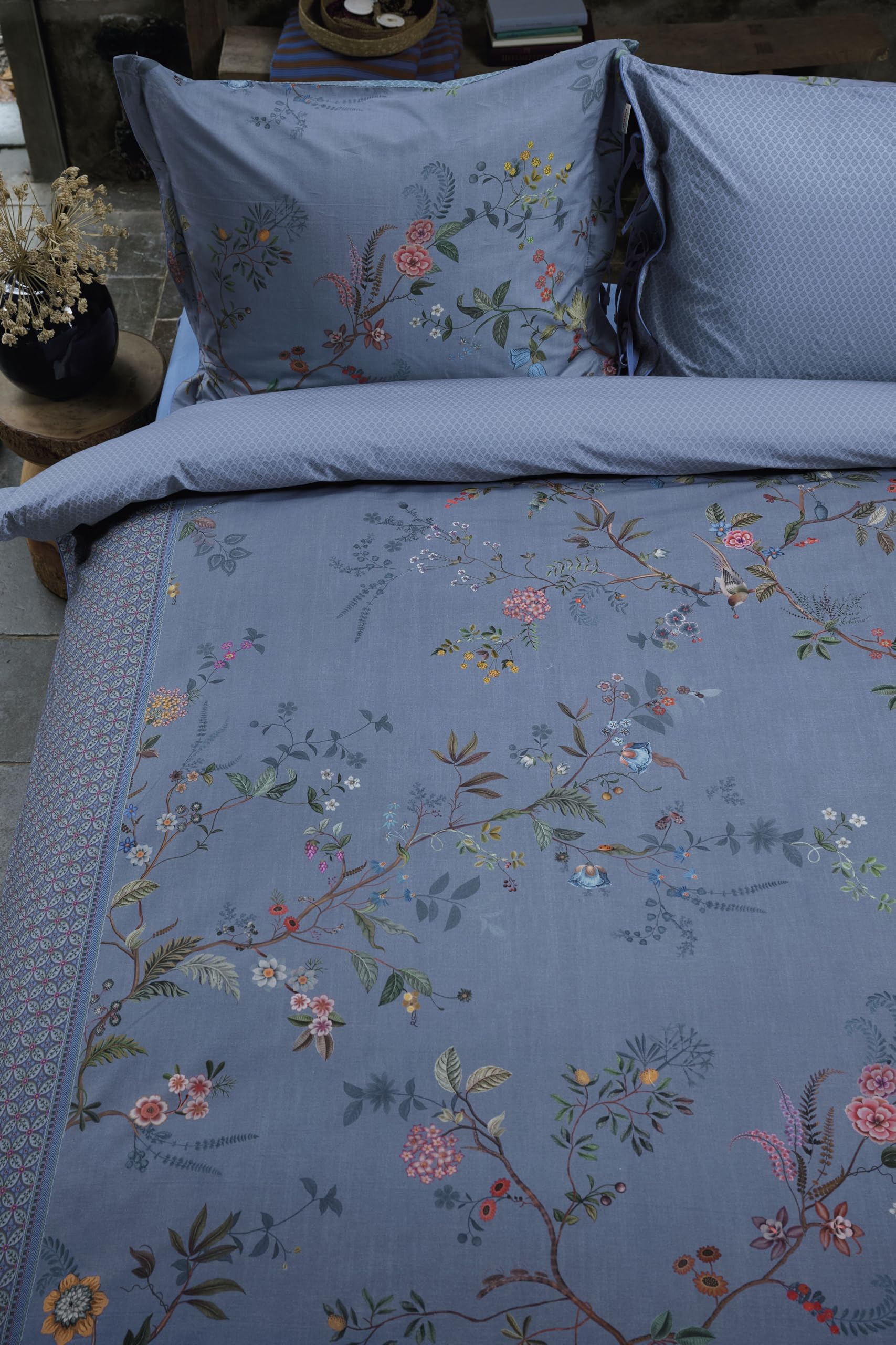 Pip Studio Bettbezug-Set Bustani Blau 155x220cm