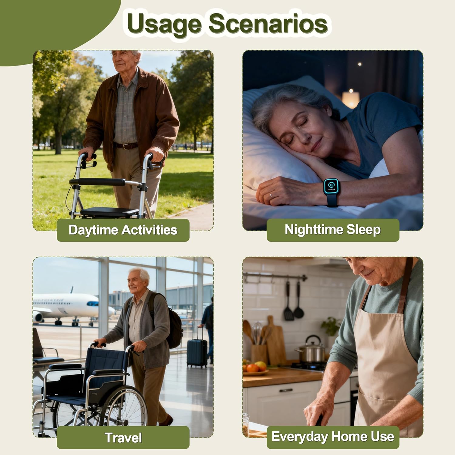 Adult Diaper Cover Plastic Pants, Washable Reusable Waterproof Underwear, Rubber Pants for Adults with Leak Protection, Adjustable Briefs for Incontinence Care​ (White, Large) - Image 7