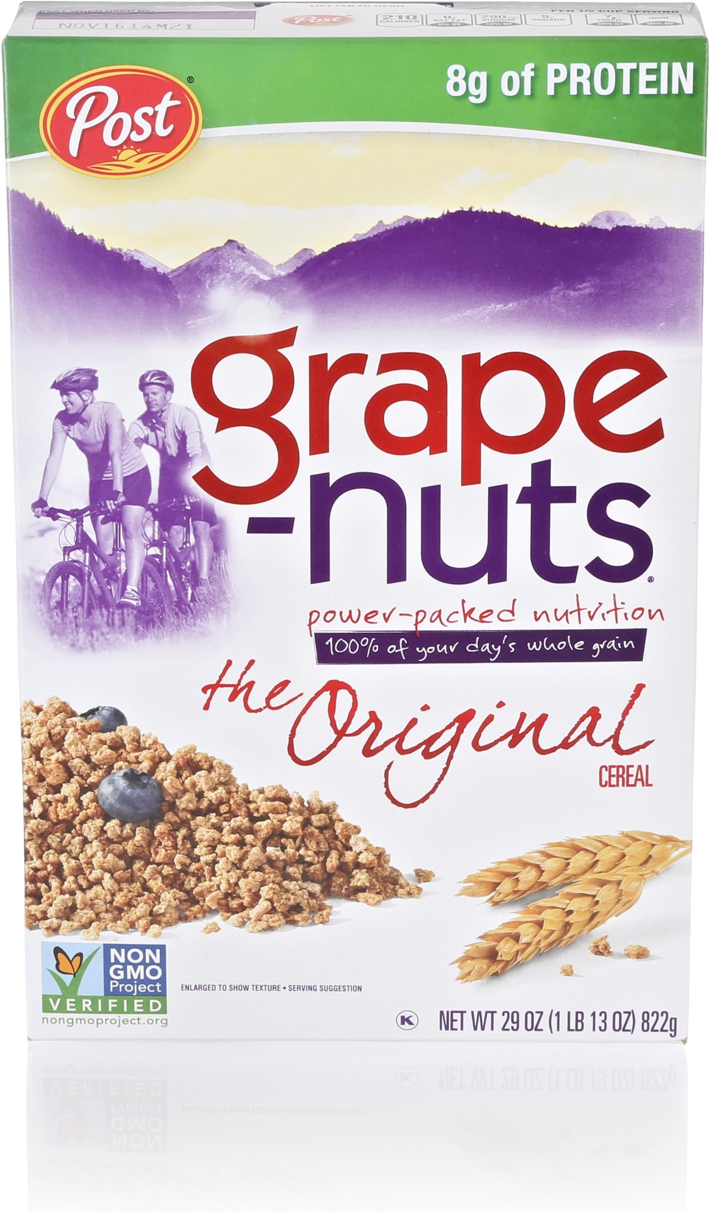 Post Grape Nuts Breakfast Cereal, The Original, 29 Oz