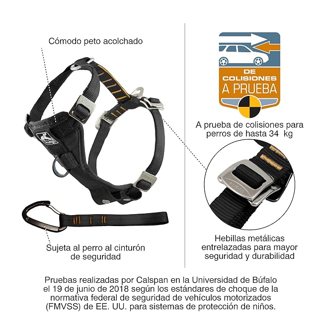 Foto 3 de 8 de Kurgo Tru-Fit Arnés para Perro, Arnés de Paseo para Perros, Anillo en D para Entrenamiento sin Tirones…