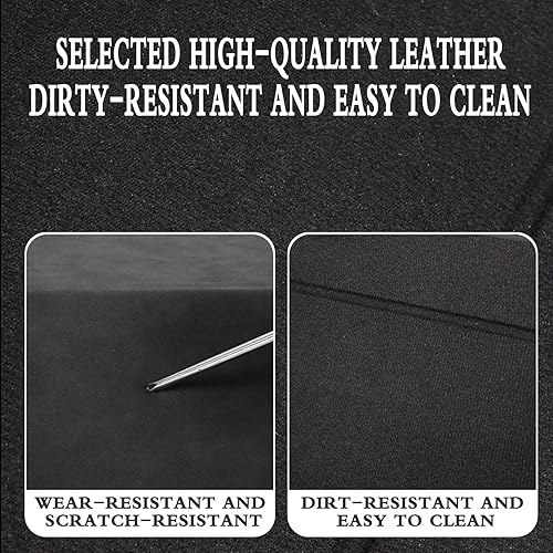 Miniatura 6 de Organizador de maletero para Jeep Grand Cherokee 2021-2025, caja de almacenamiento de cuero Alcántara negra, precisión a medida, maximiza tu