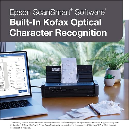 Miniatura 6 de Epson - Escáner de documentos portátil inalámbrico a color Workforce de Epson