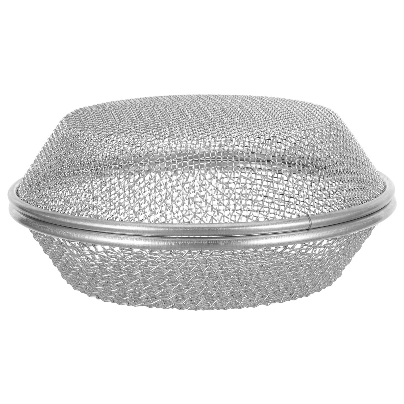Tamiz de Tierra para jardín 2 Piezas Redondas de Hierro galvanizado 30 cm Malla 3 mm y 6 mm para pellets y Arena en Laboratorio y Agricultura
