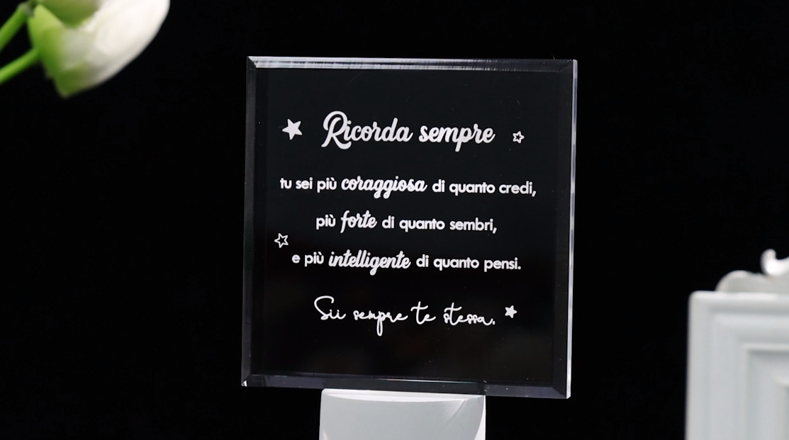 Targa Acrilica Ispirazionale Per Nipote | Regalo Personalizzato Per Compleanno, Laurea, Natale | WTOPP | Messaggio D'incoraggiamento