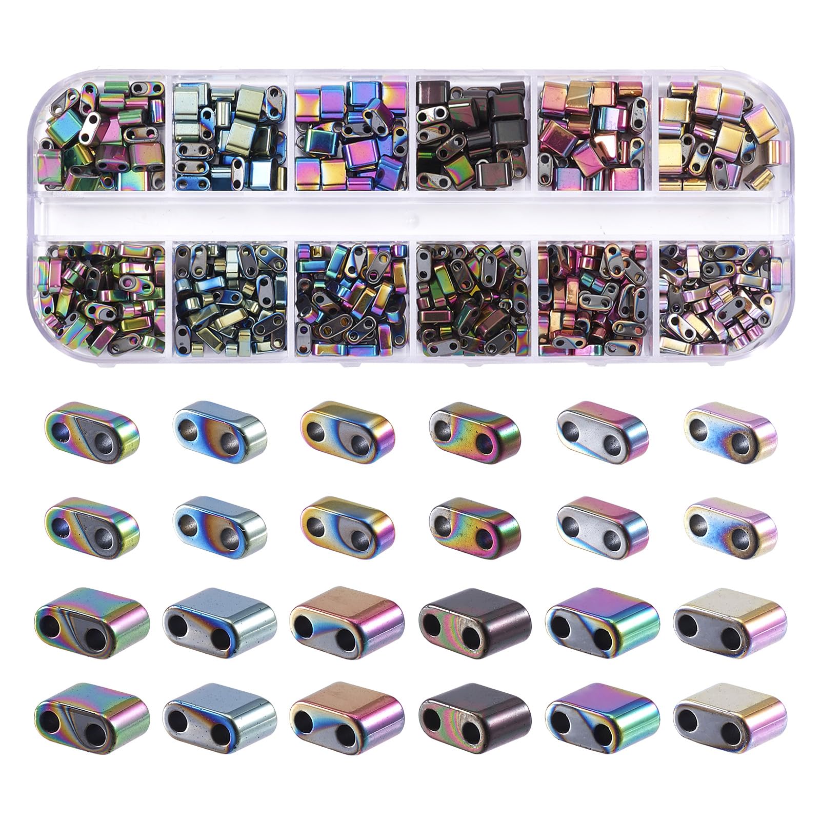 Perles Tila métalliques Beadthoven pour création de bracelets et colliers DIY