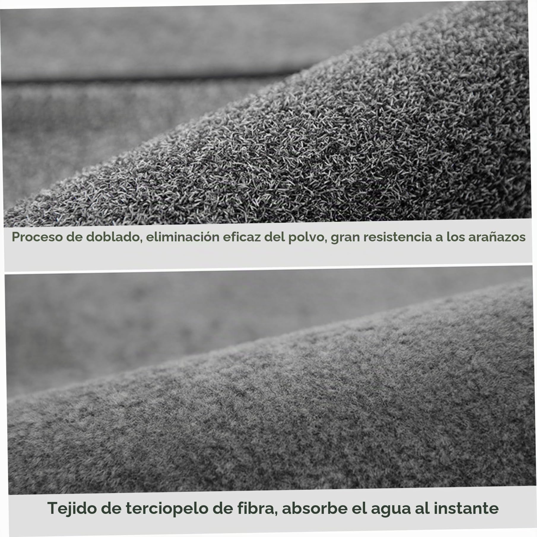 Gcroet Alfombra de Limpieza de Zapatos 18x31.5 Pulgadas 2 Alfombra de Zapato húmedo y seco de Compartimento para Entrada de Fibra PP Reutilizable de Entrada con Fondo de Goma Antideslizante para el