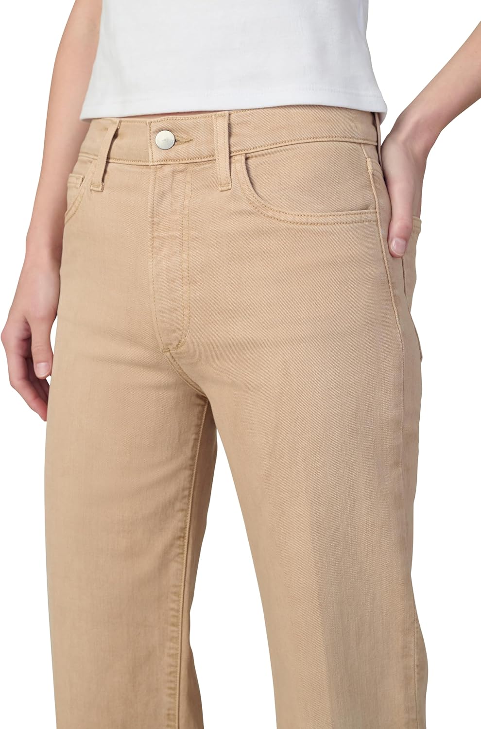 Joe's Jeans Women's The Blake High Rise Crop Wide Leg Jean, Ginger Root, 28 - Image 4